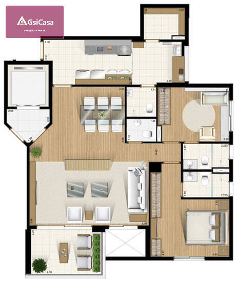 Apartamento, 3 quartos, 134 m² - Foto 38